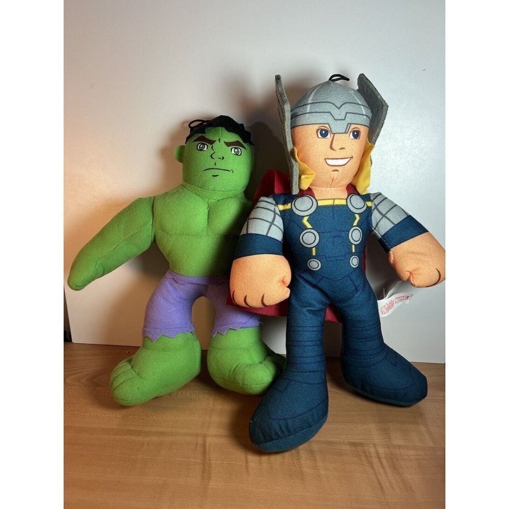 Good Stuff Marvel Avengers Assemble Thor And Hulk Plush